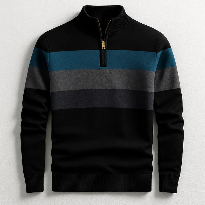 Elston Heritage Quarter-Zip Sweater