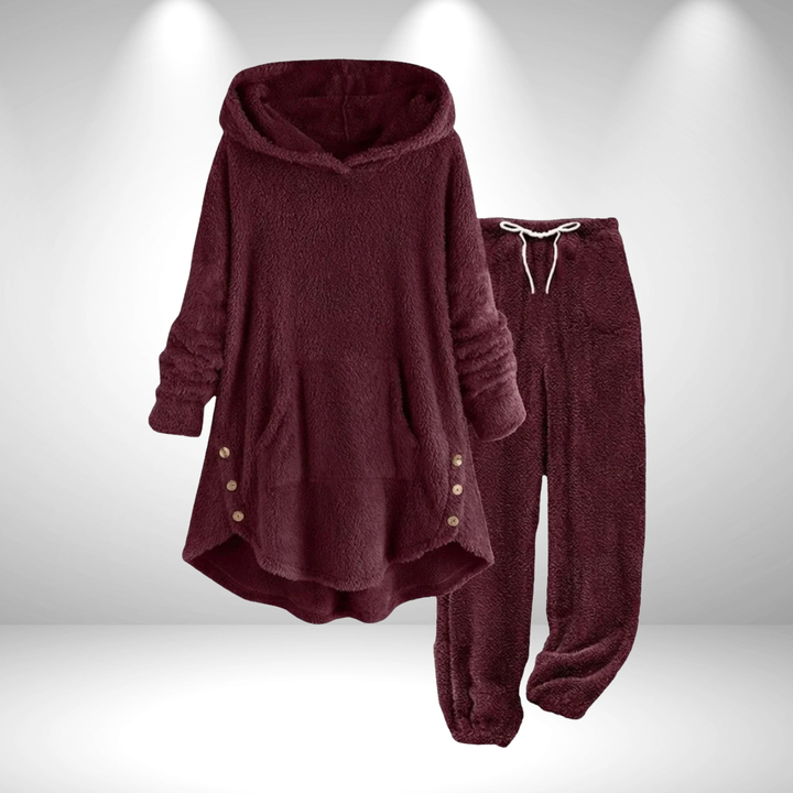Lunara™ | The Ultra-Plush Tunic Lounge Set – Winter Warmth Edition