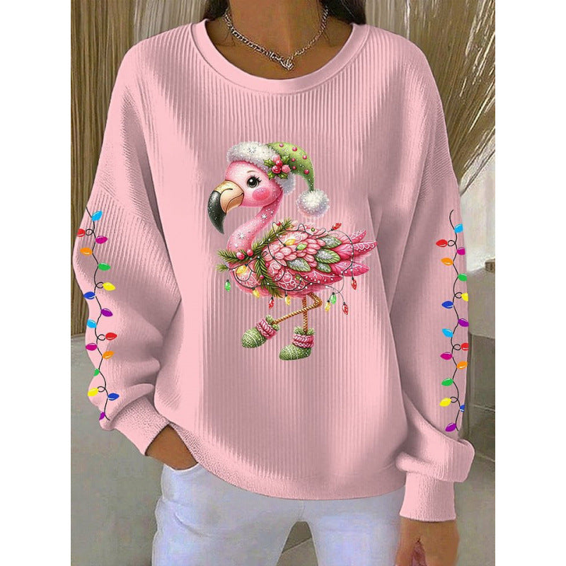 Annette - Merry Flamingo Sweater