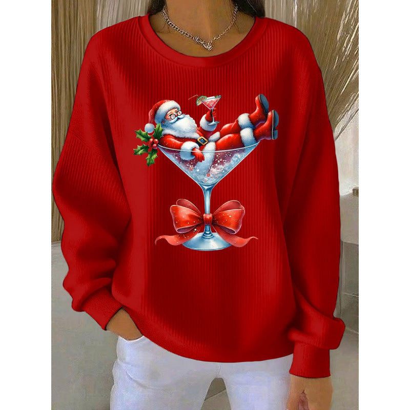 Anita - Christmas Cocktail Sweater Red