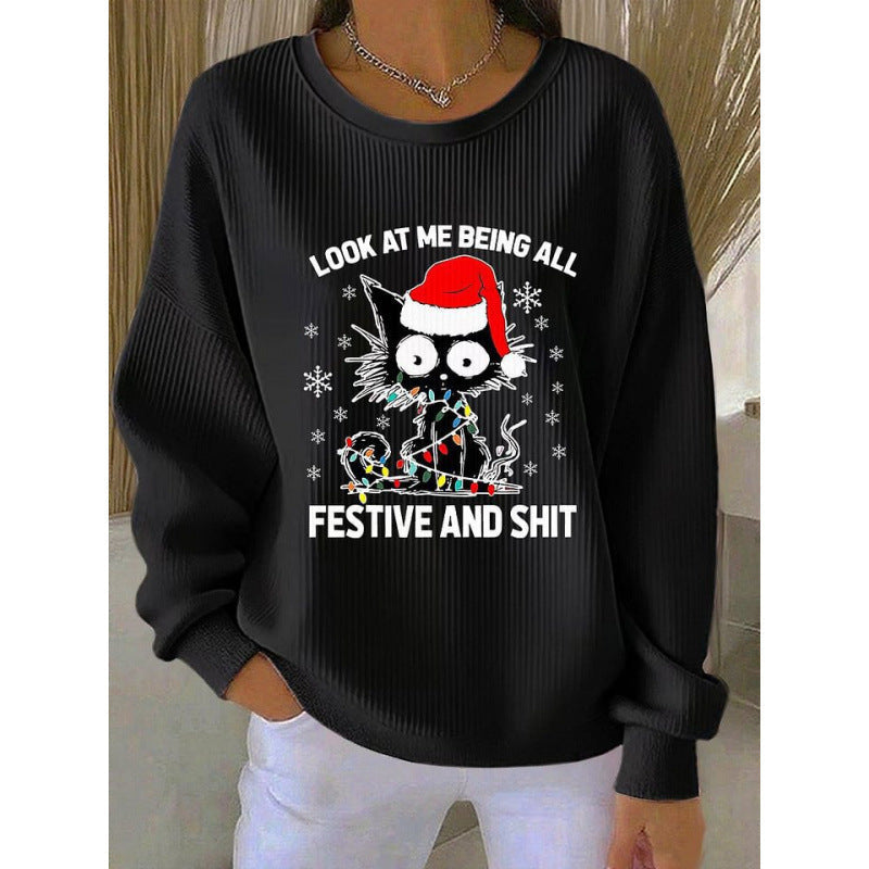 Arlene - Holiday Spirit Sweater Black