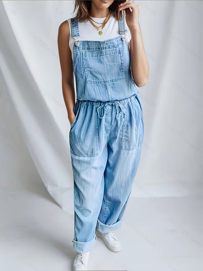 Grace™ | Relaxed Denim Jumpsuit