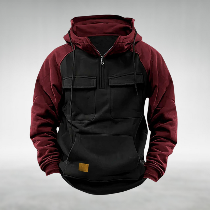 Wilmore | Two-Tone Utility Hoodie