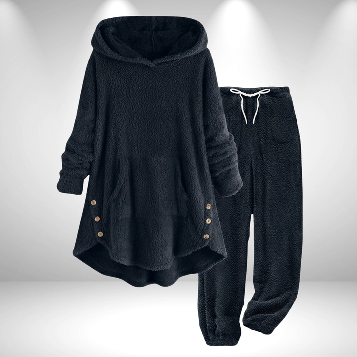 Lunara™ | The Ultra-Plush Tunic Lounge Set – Winter Warmth Edition