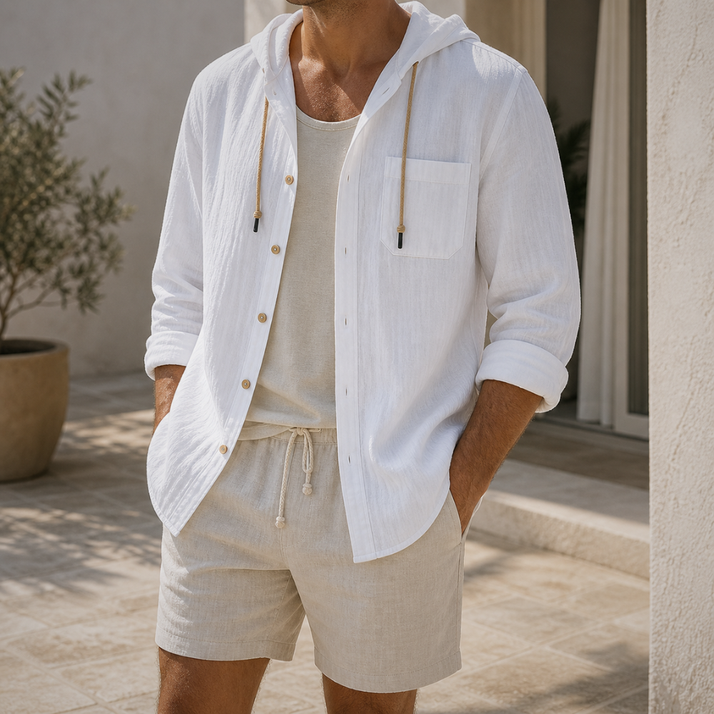 Santoro Hooded Shirt