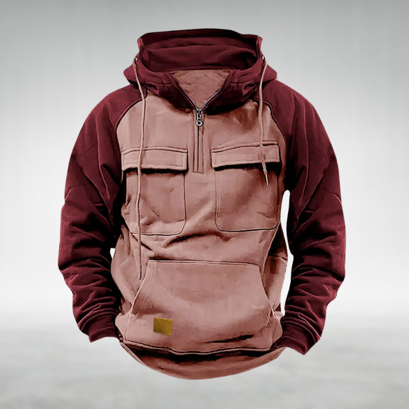 Wilmore | Two-Tone Utility Hoodie