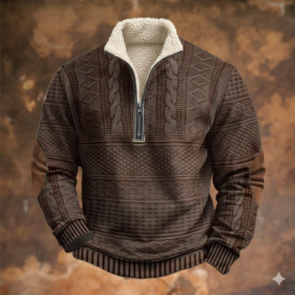 William | Zip-up Fleece Sweatshirt