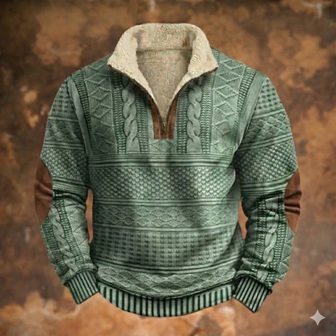 William | Zip-up Fleece Sweatshirt