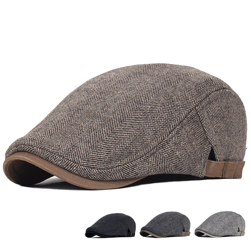 Wyatt | Modern Men’s Herringbone Cap