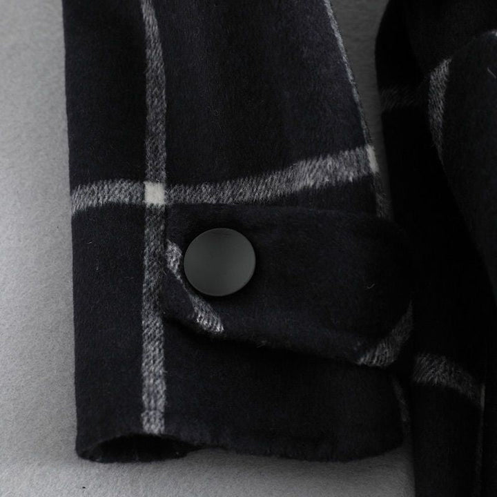 Valeria | Retro Plaid Tweed Coat