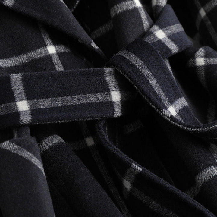 Valeria | Retro Plaid Tweed Coat