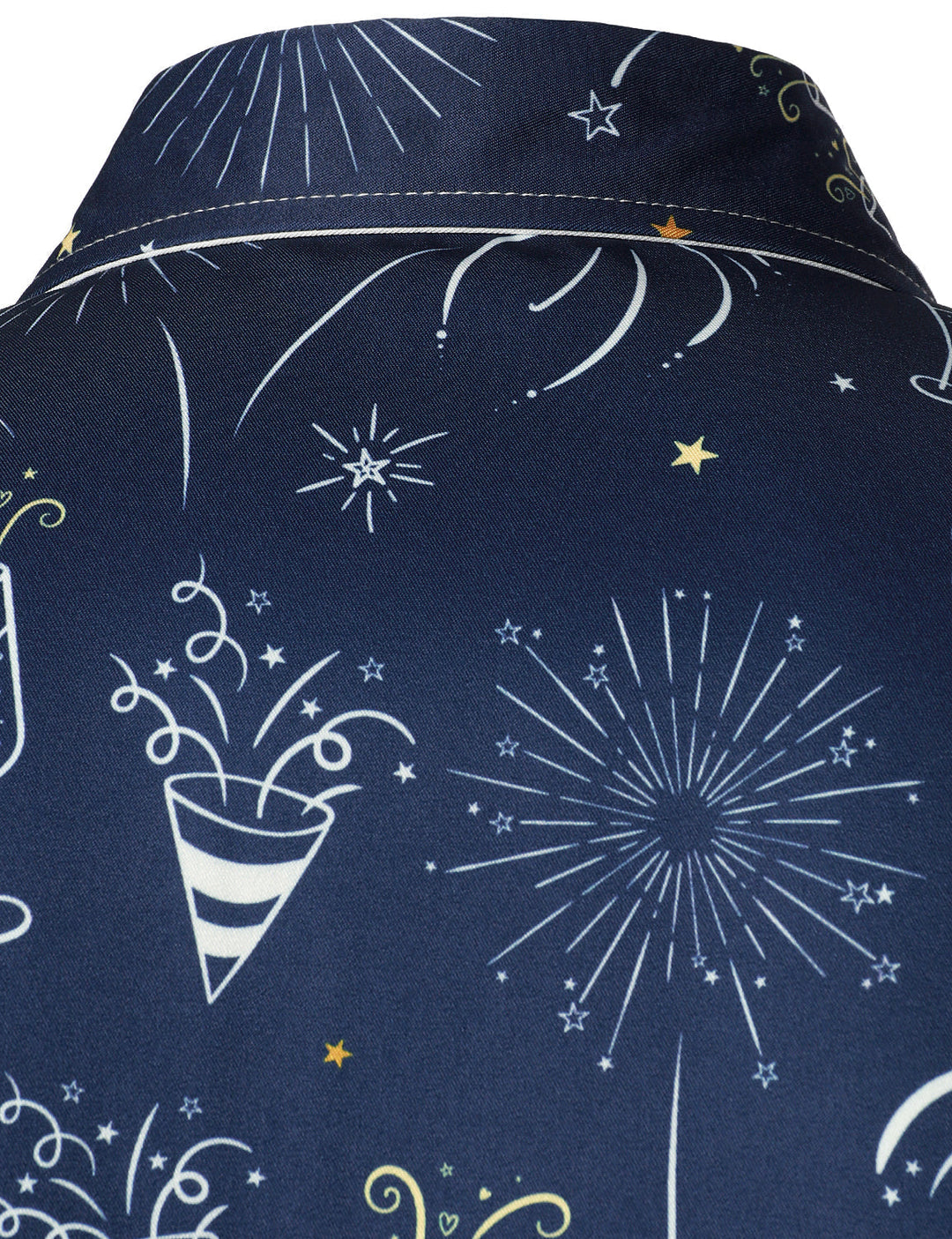 Nova™ | Fireworks New Year’s Long Sleeve Button-Up Shirt
