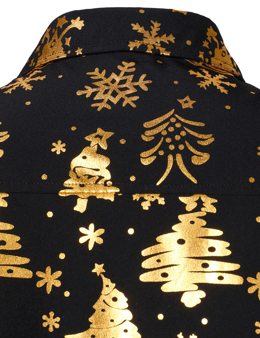 Sterling™ | Gold Holiday Print Long Sleeve Shirt