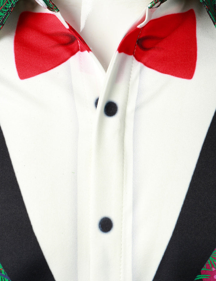 Bennett™ | Holiday Tuxedo Style Long Sleeve Shirt