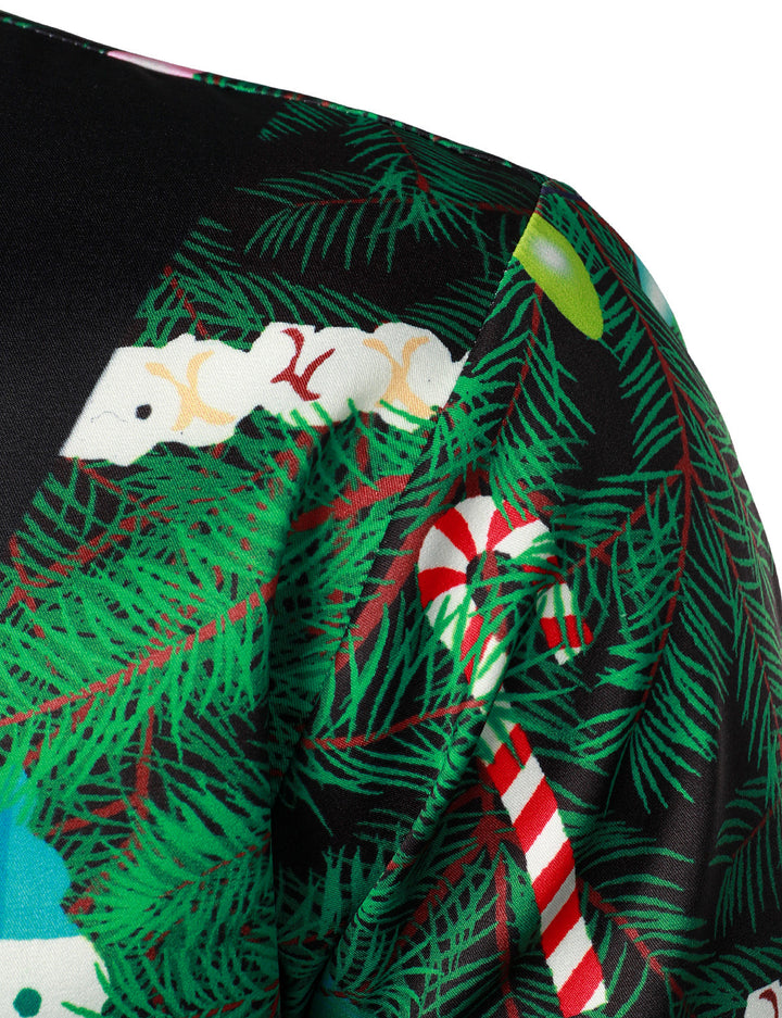 Bennett™ | Holiday Tuxedo Style Long Sleeve Shirt