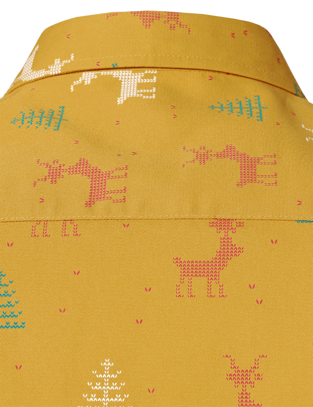 Hollis™ | Festive Long Sleeve Button-Up Shirt