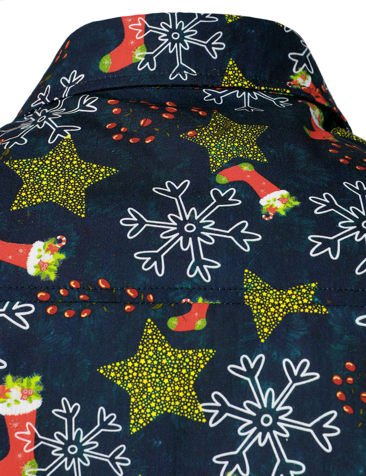 Everett™ Festive Cotton Long Sleeve Button-Up Shirt