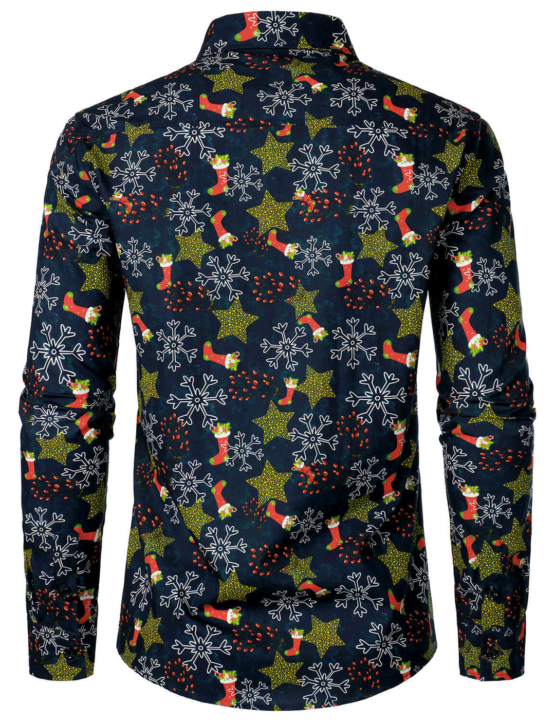 Everett™ Festive Cotton Long Sleeve Button-Up Shirt