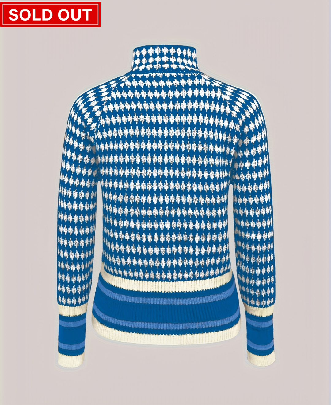 Autumn-Winter Stand Collar Zip Knit