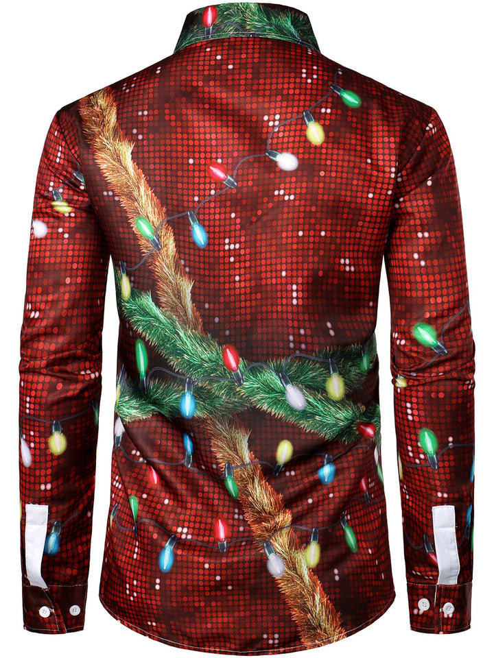 Holiday Tux™ | Festive Long Sleeve Shirt