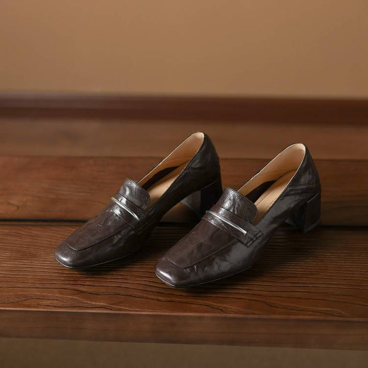 Diana Genuine Leather Heels