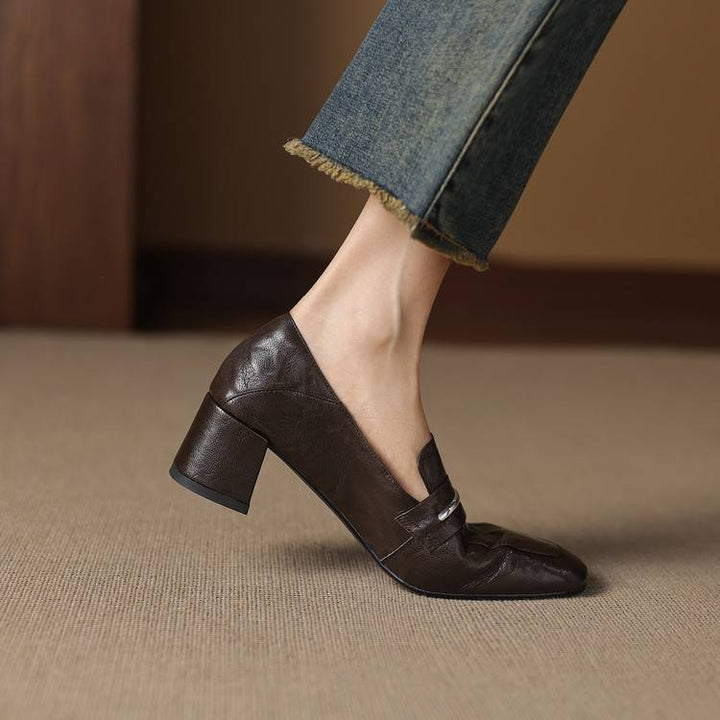 Diana Genuine Leather Heels
