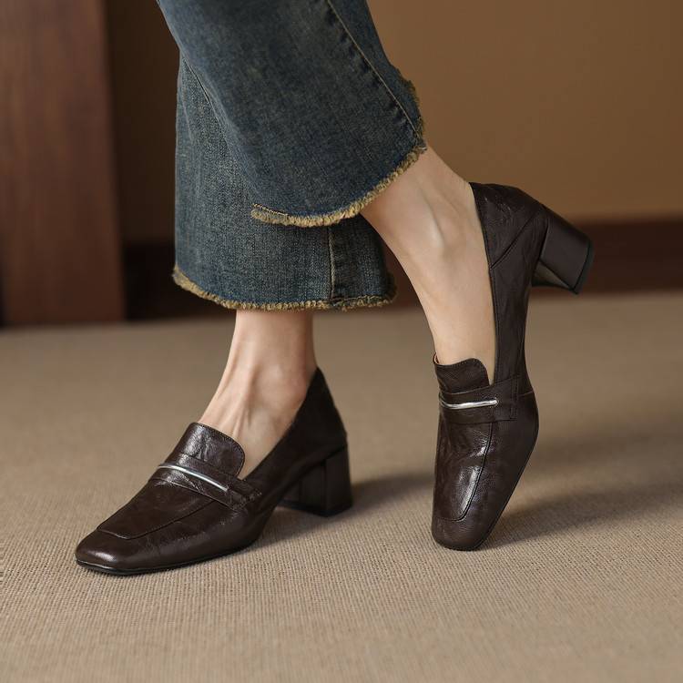Diana Genuine Leather Heels