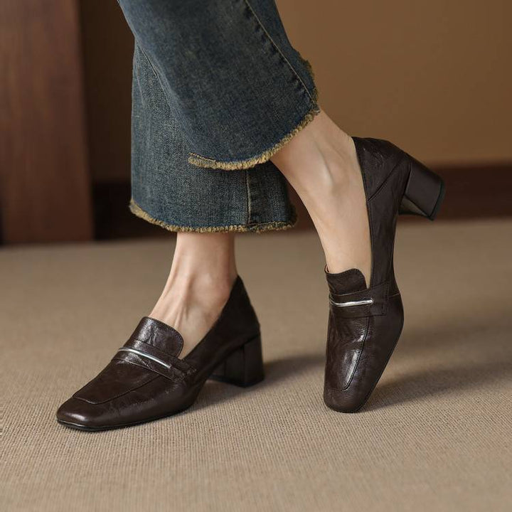 Diana Genuine Leather Heels