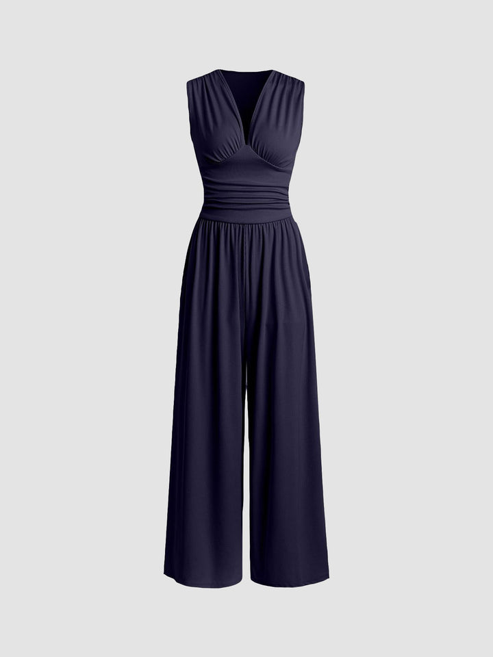 Nolene – Chic Sleeveless Wide-Leg Jumpsuit