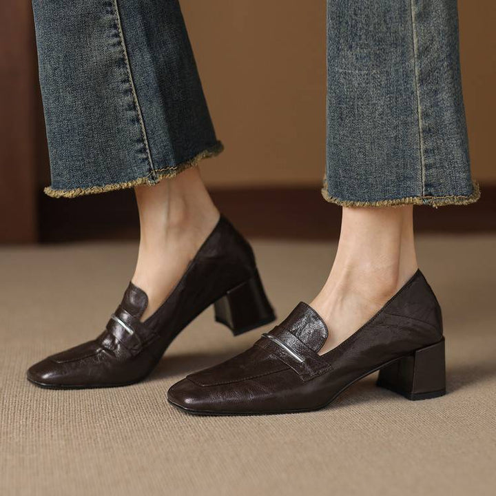 Diana Genuine Leather Heels