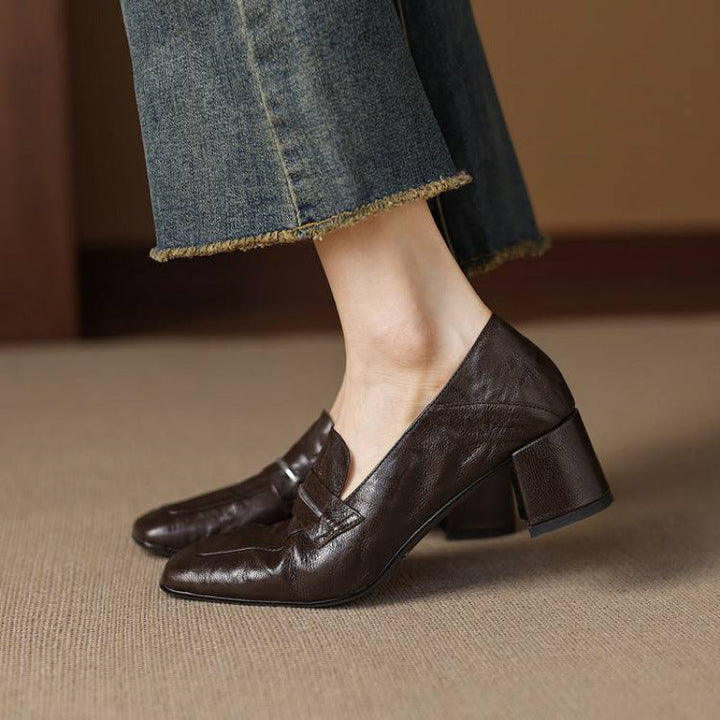 Diana Genuine Leather Heels