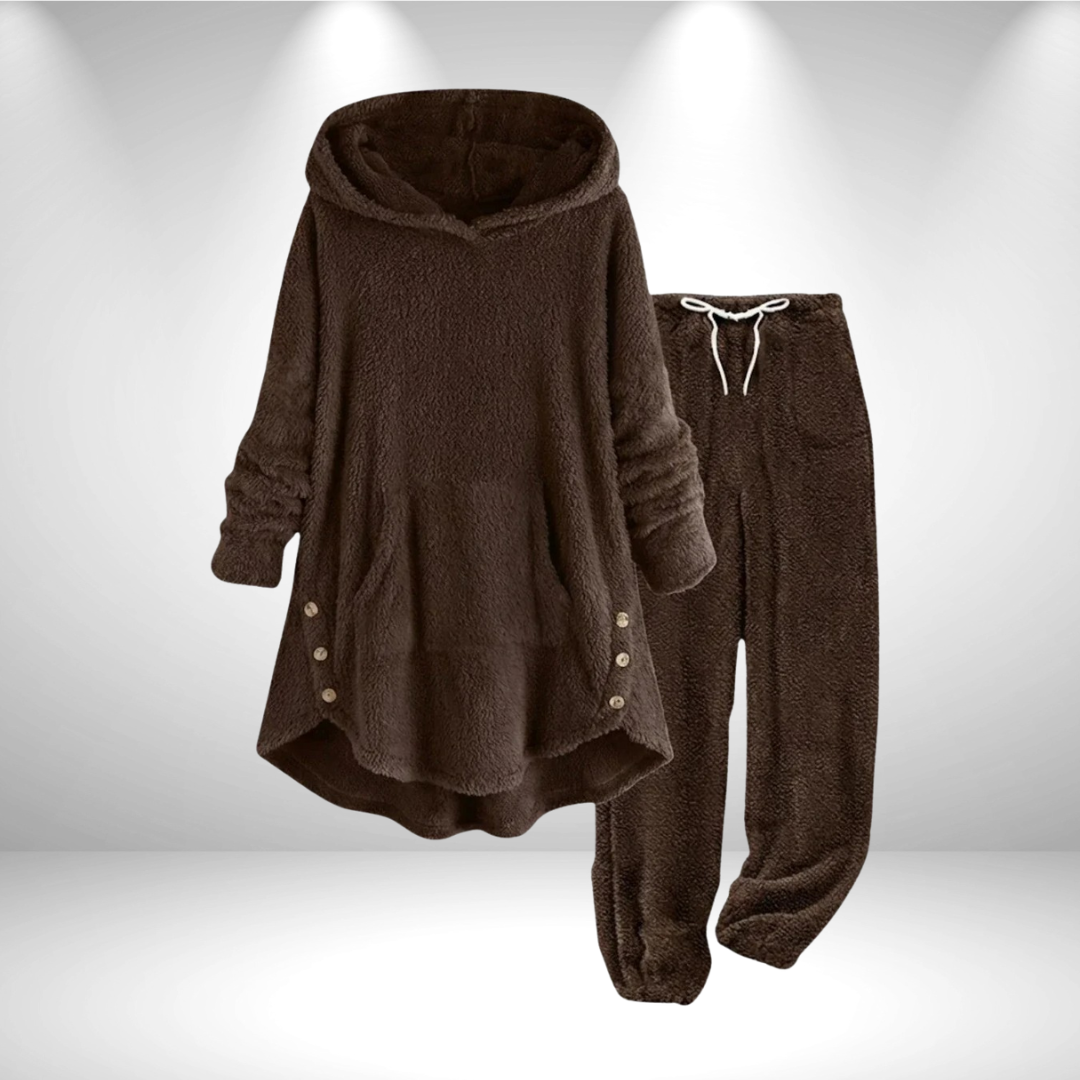 Lunara™ | The Ultra-Plush Tunic Lounge Set – Winter Warmth Edition