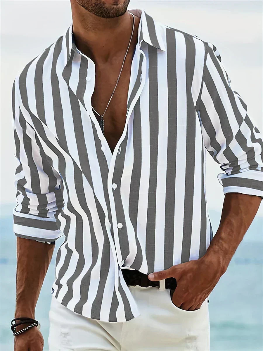Leblanc™ | Chemise Rayée Été Légère
