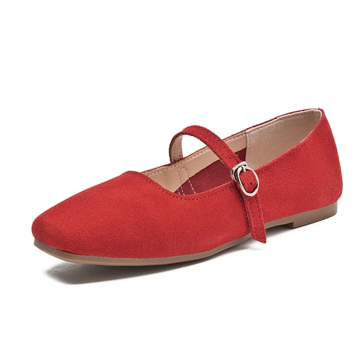 Solène | Leather Anti-Slip Ballet Flats