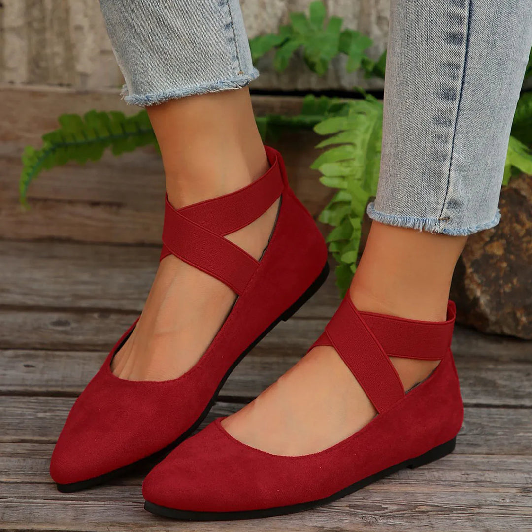Eloise | Pointed Ballerina Flats