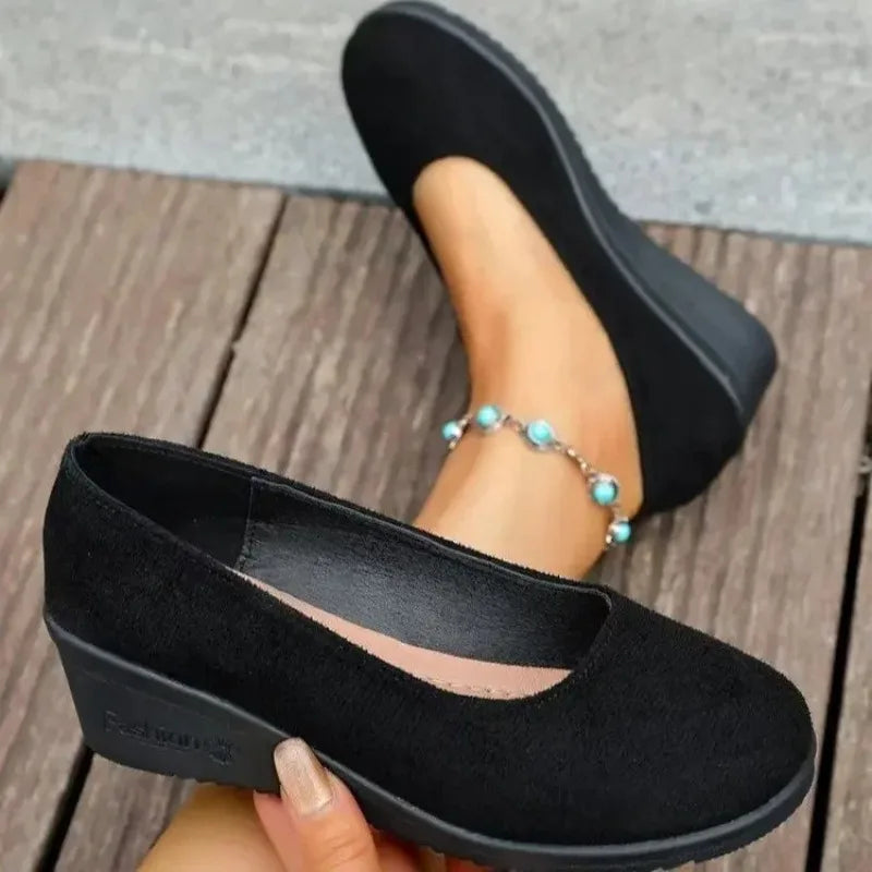 Colette | Velvet Comfort Flats