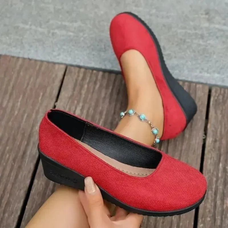 Colette | Velvet Comfort Flats