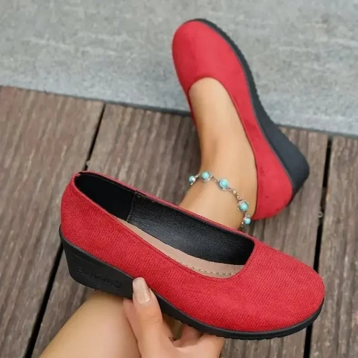 Colette | Velvet Comfort Flats