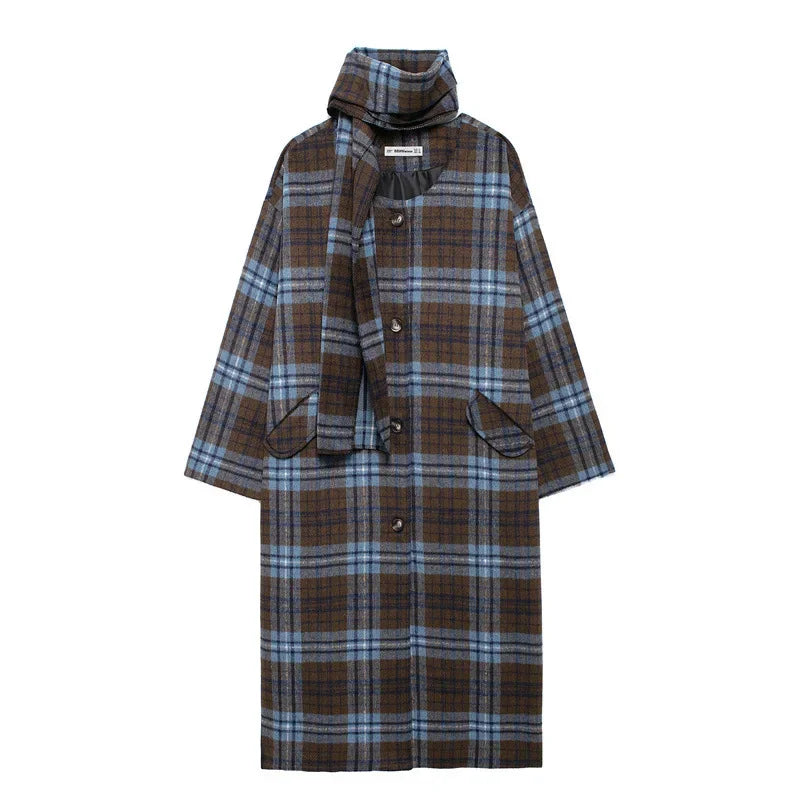Eleanor | Timeless Plaid Wool Coat