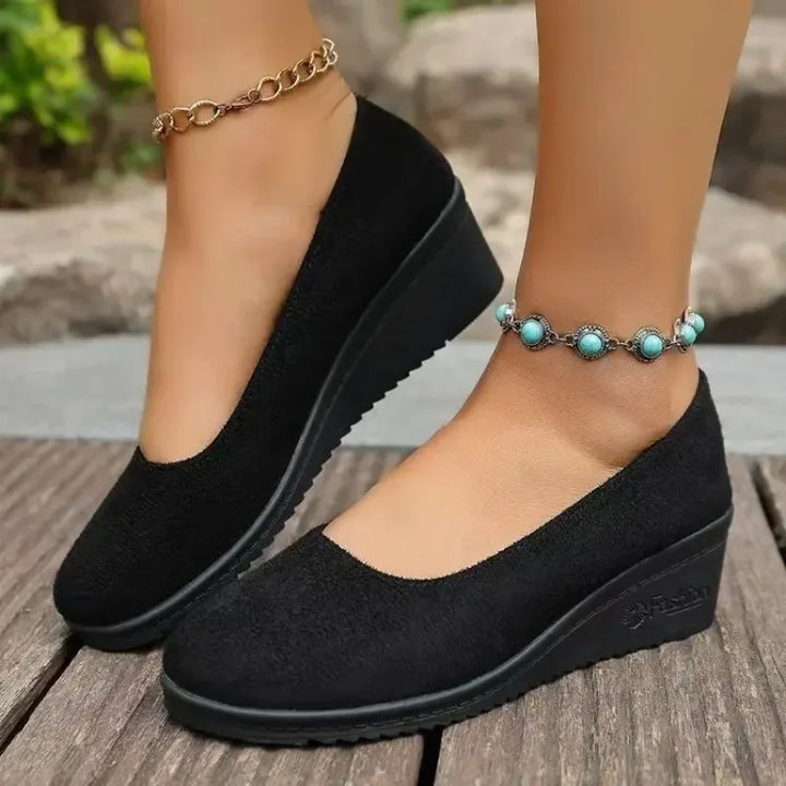 Colette | Velvet Comfort Flats