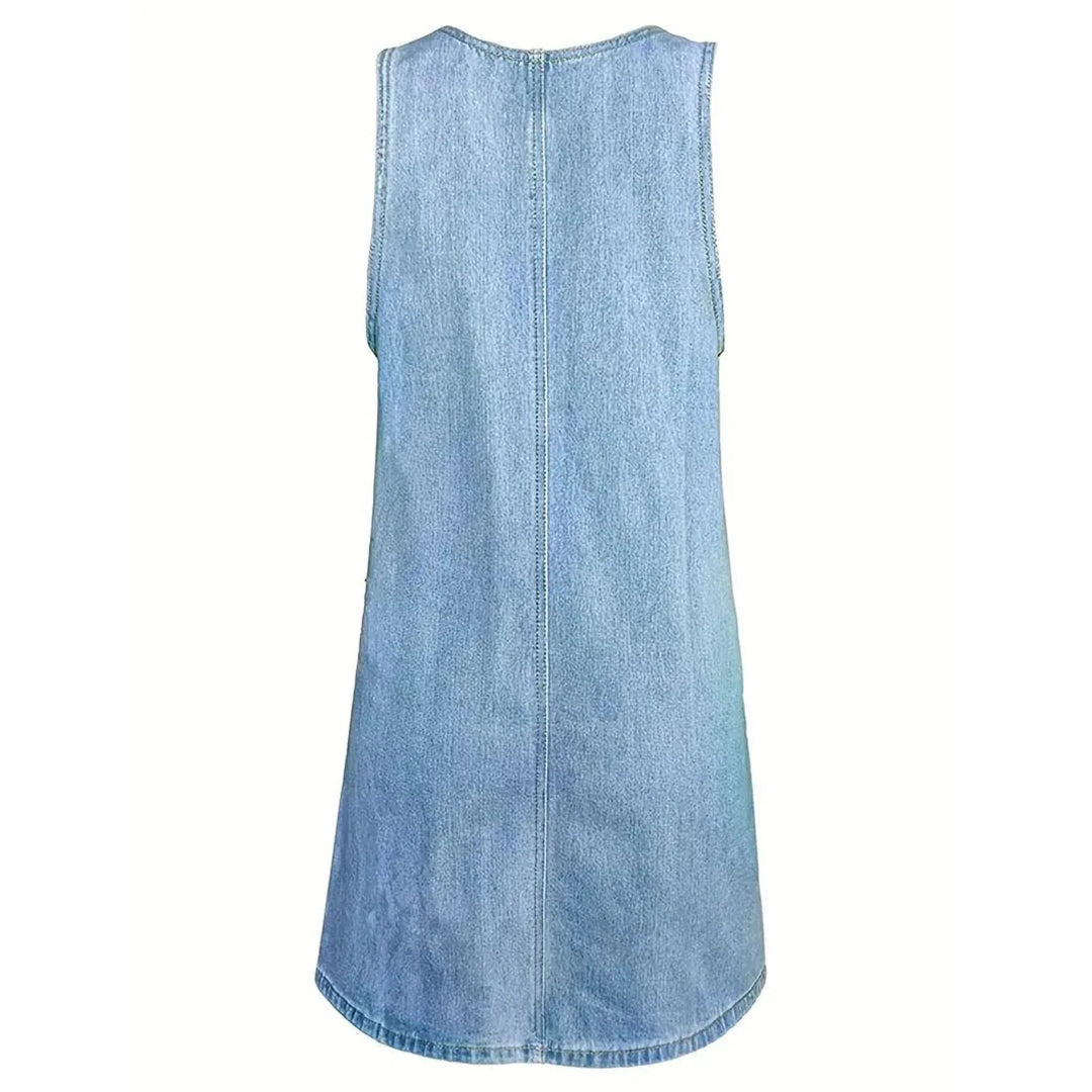 Saylor™ | Casual Denim-Look Dress