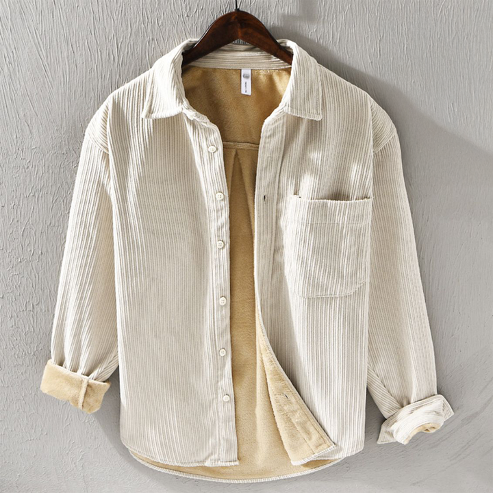 Harlan | Fleece-Lined Corduroy Shirt