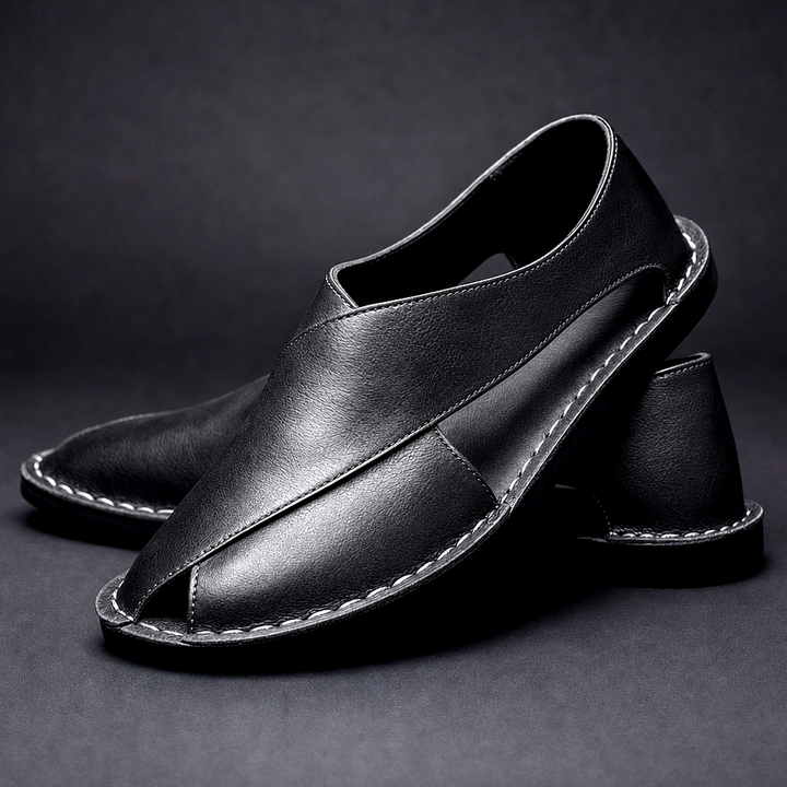 Stefano Leather Mules