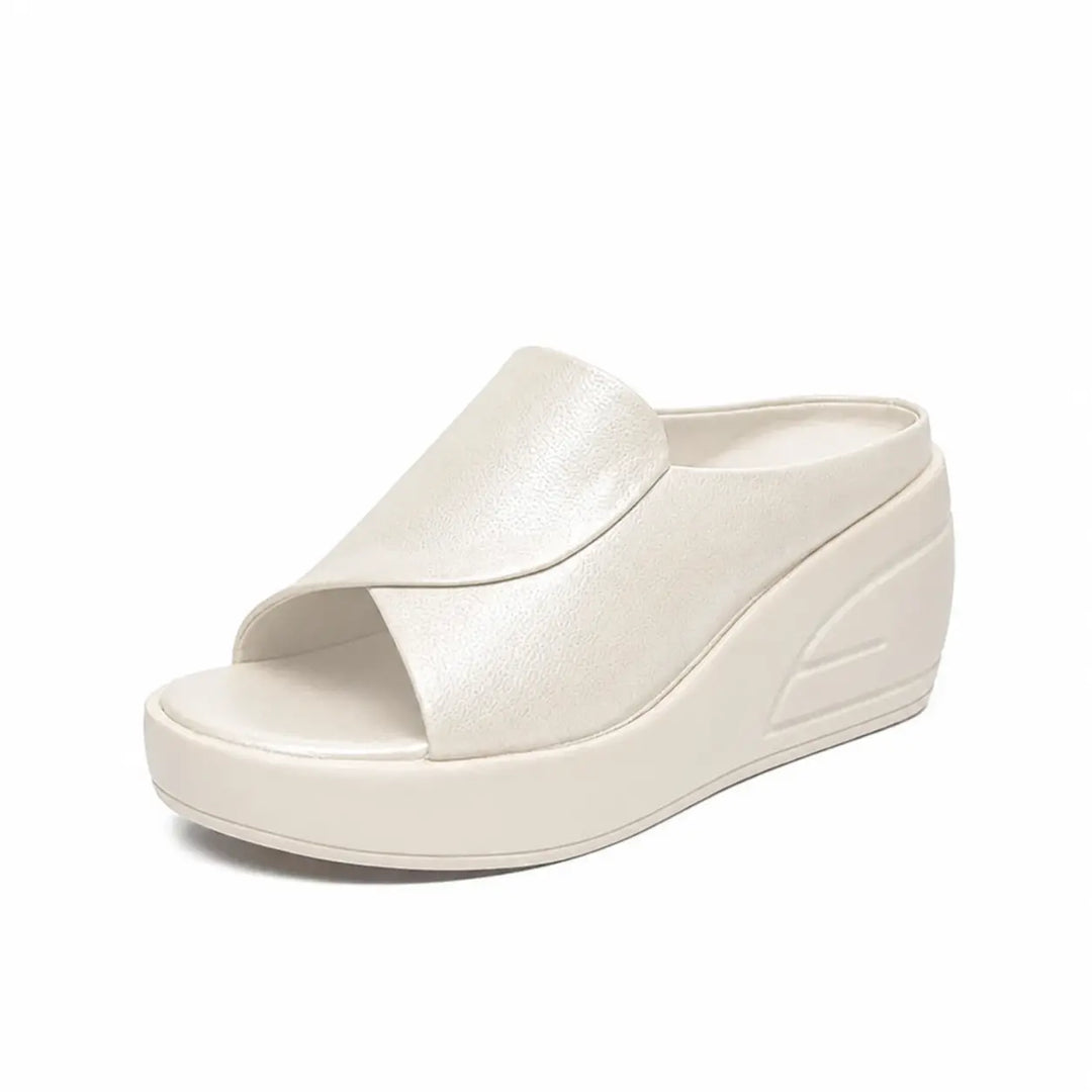 Eliza | Comfortable Wedge Mule & Thick Sole