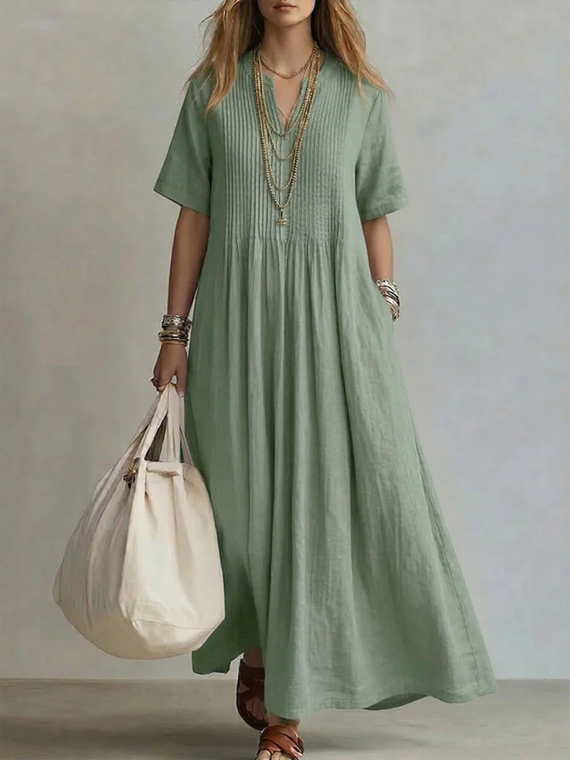 Dianna | Casual Pleated Dress