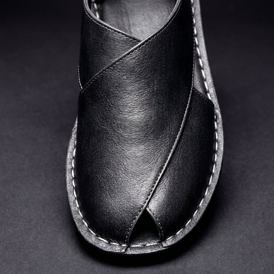 Stefano Leather Mules