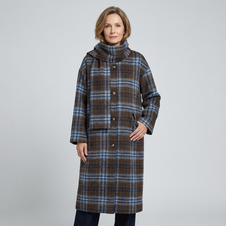 Eleanor | Timeless Plaid Wool Coat