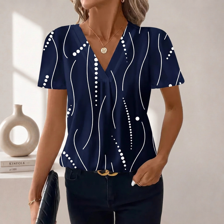 Soleil Printed Blouse