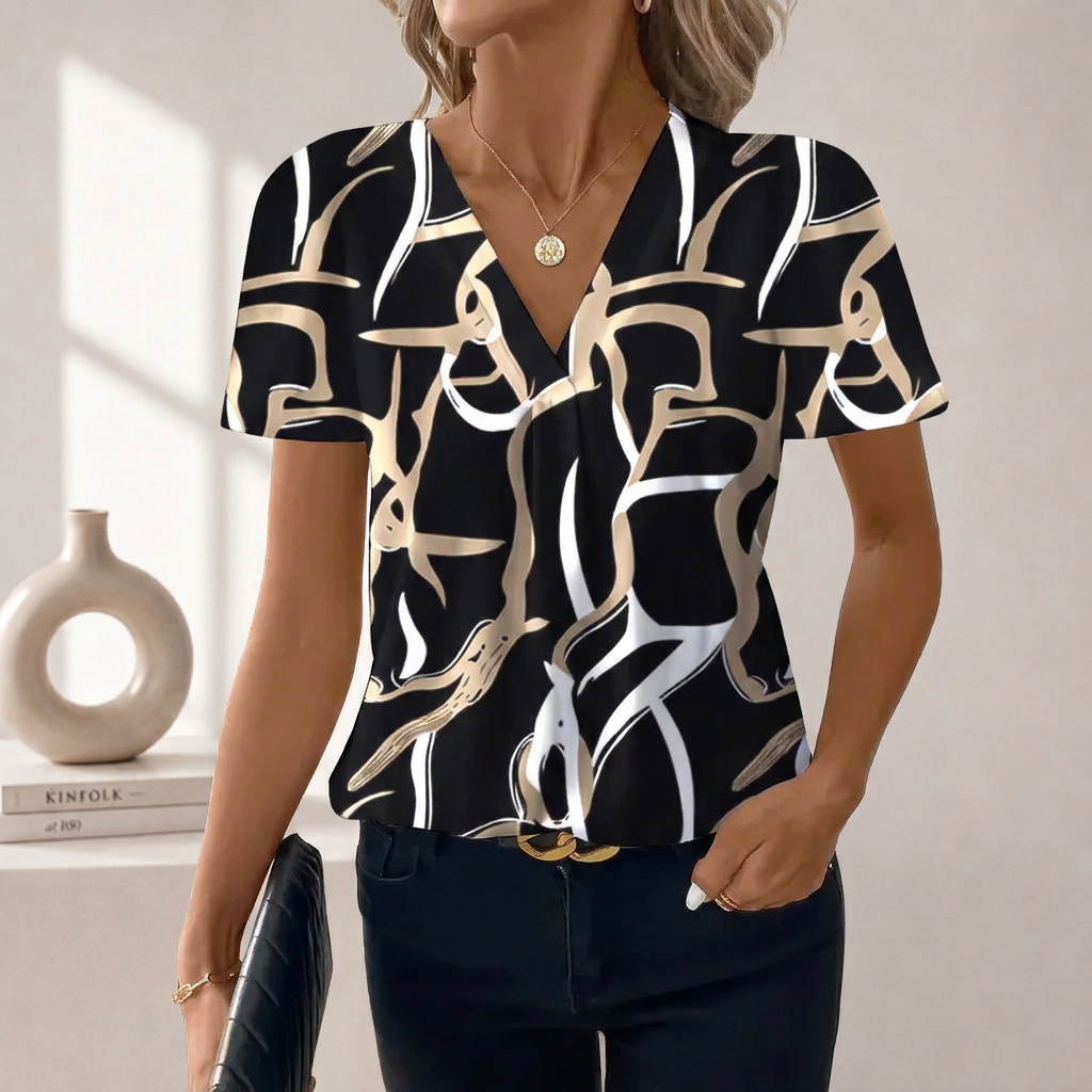 Soleil Printed Blouse
