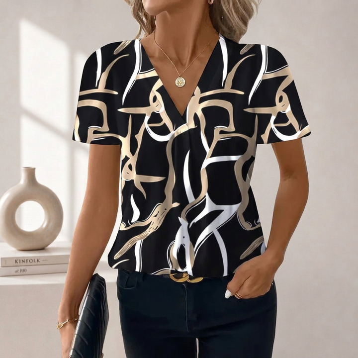 Soleil Printed Blouse